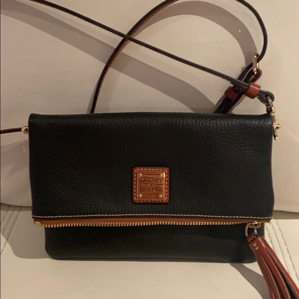 Dooney & Bourke Pebble Foldover Zip Crossbody